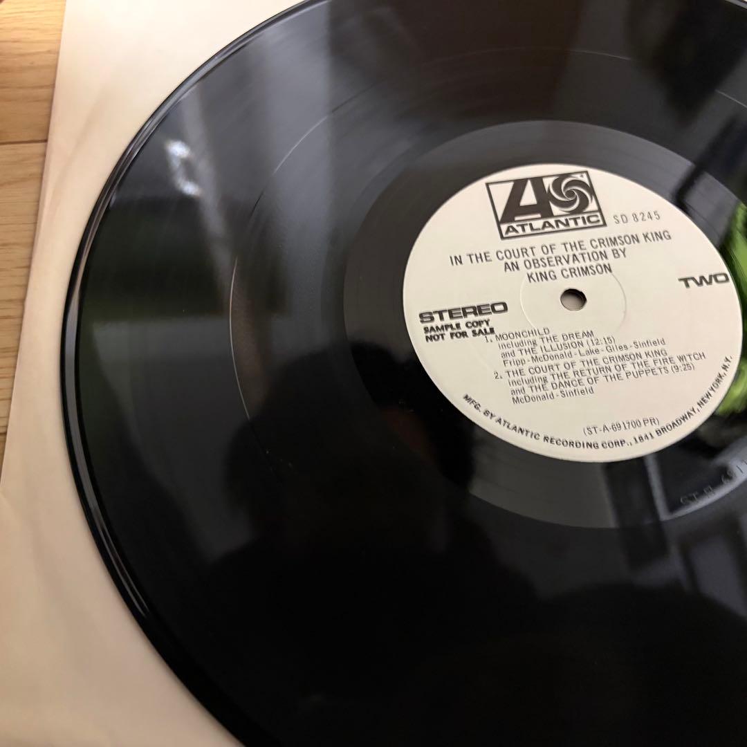 【ギガレア！】キングクリムゾン/宮殿　USオリジナル　白プロモ盤！【超美盤！】