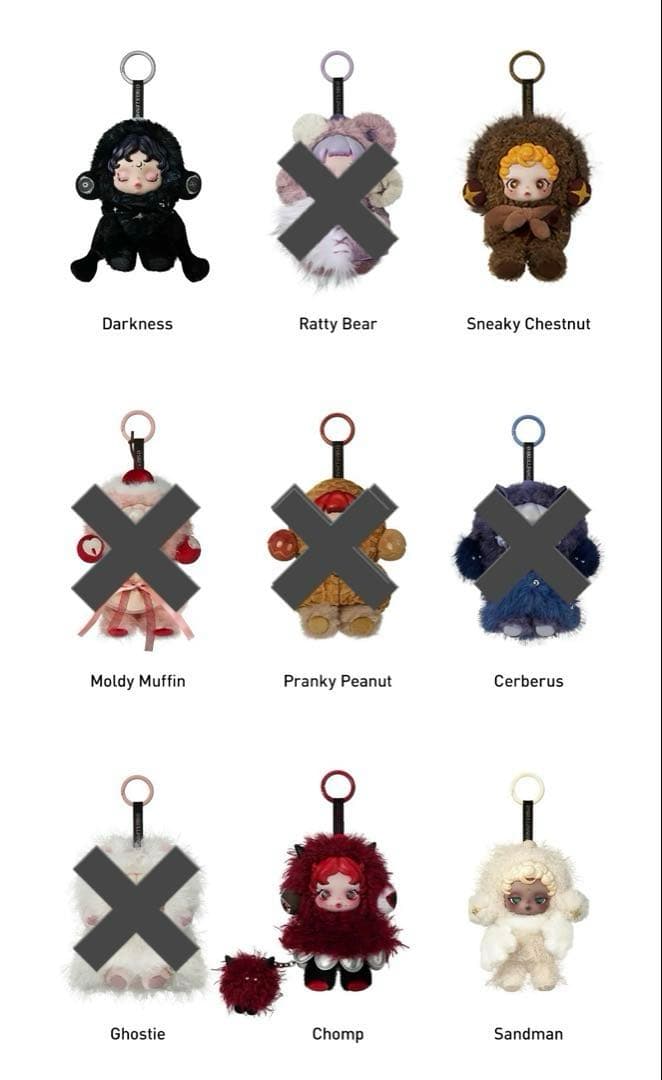 【5体】スカルパンダシークレットSKULLPANDA You Found Me!