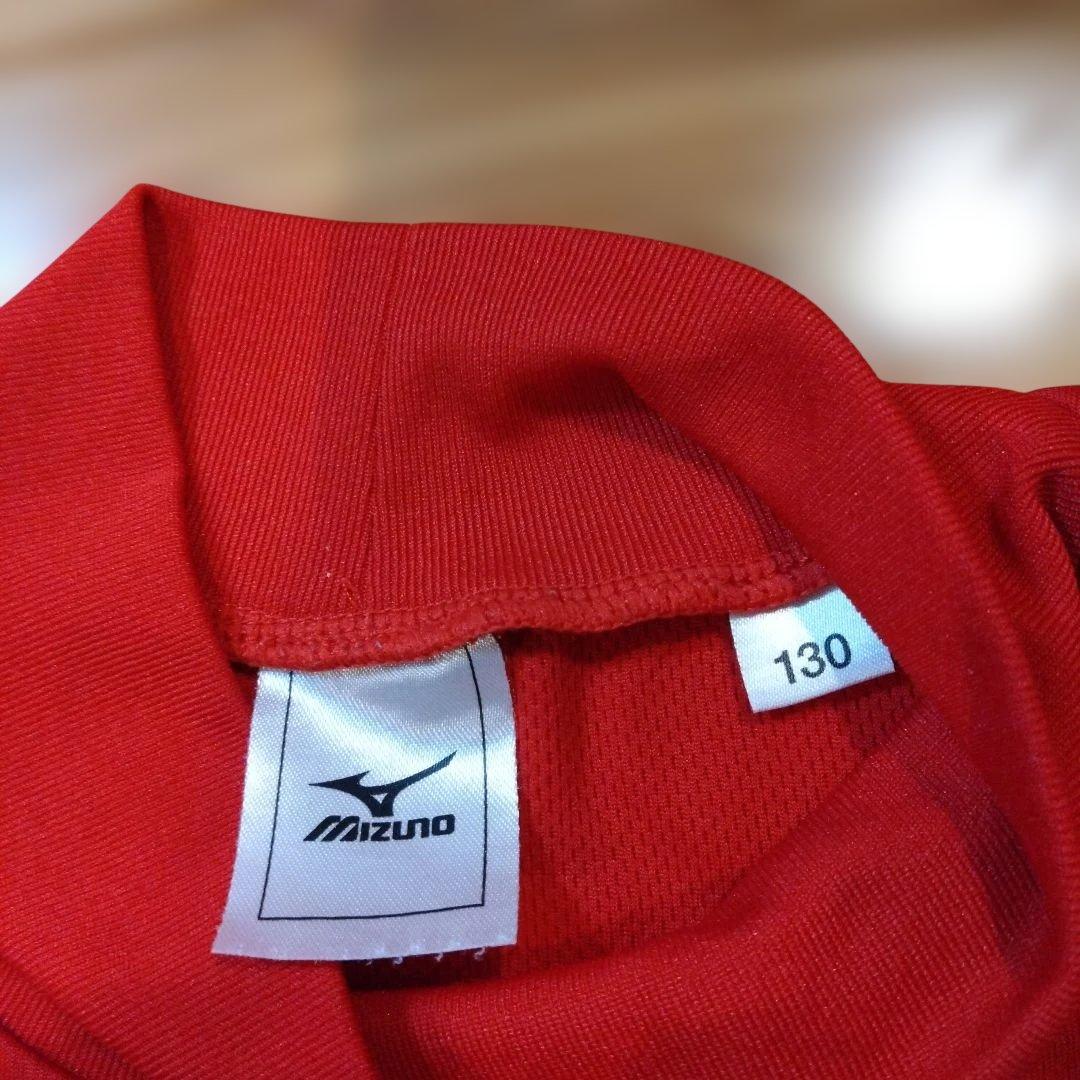 Mizuno ポルテ野球　赤いユニフォーム 130サイズ 7点セット