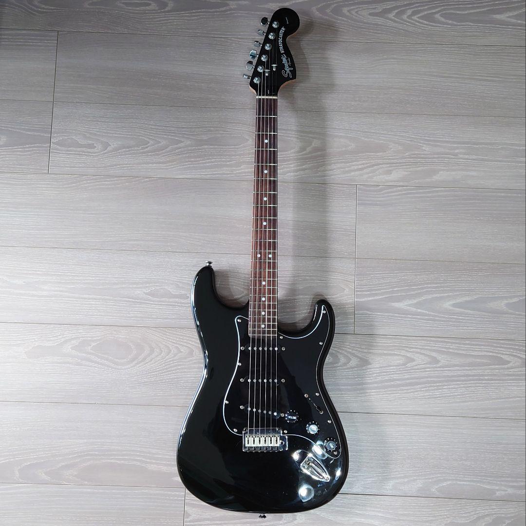 Squier Stratocaster Standard ブラック ラージヘッド