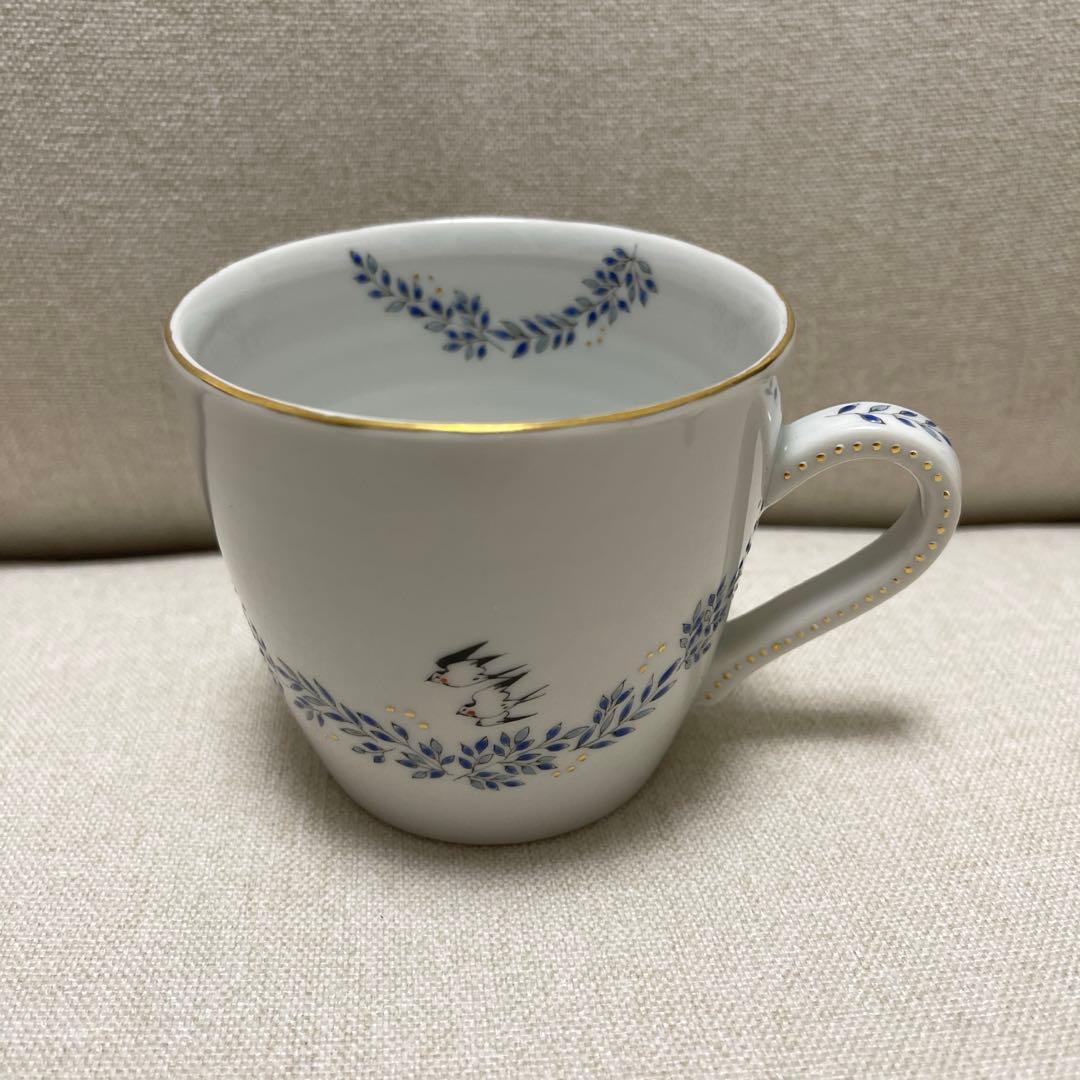 早助千晴　燕　つばめ　ツバメ　フリーカップ　マグカップ　九谷焼