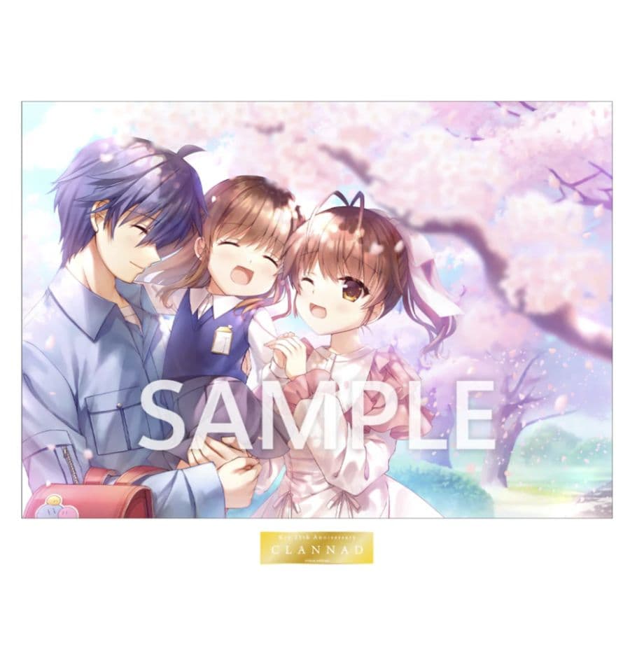 Key25th CLANNAD複製イラスト メモリアル B2タペストリー2つ 他