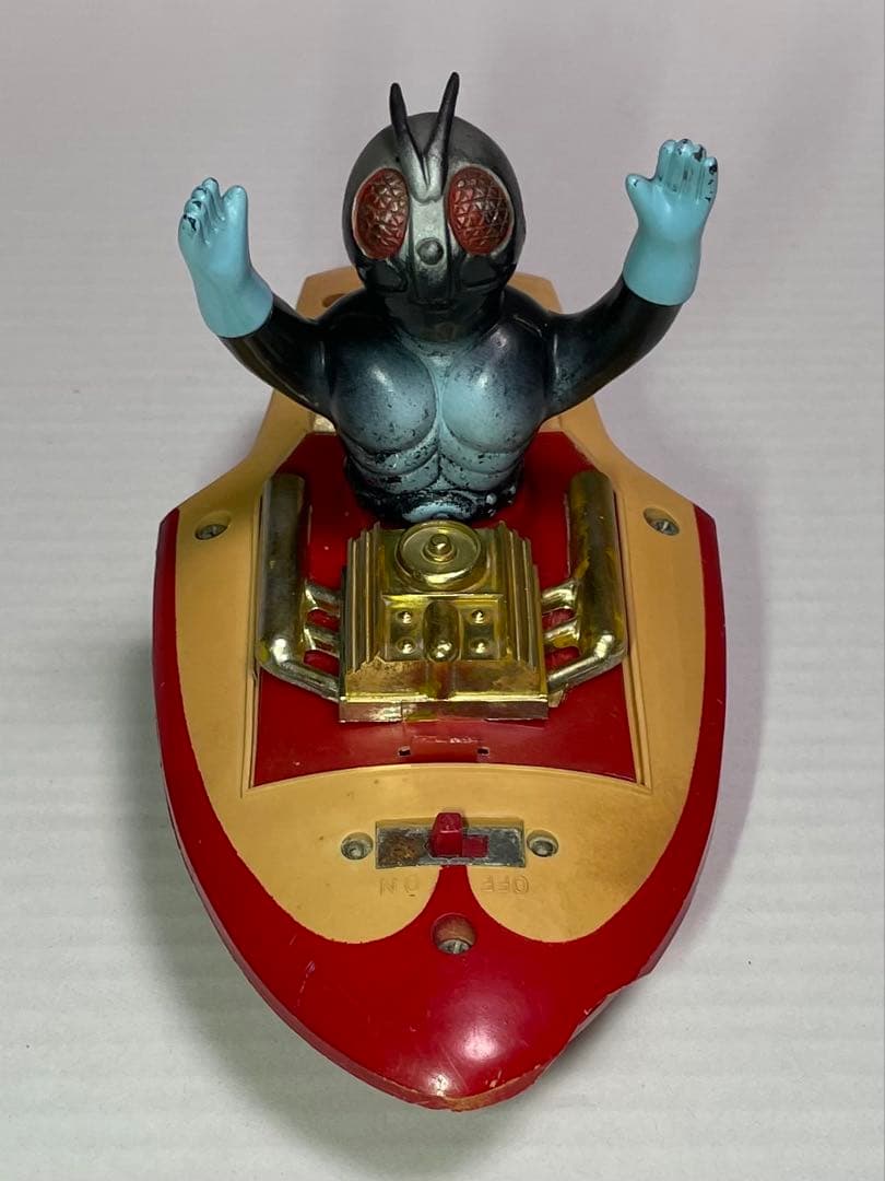 【当時物】バンダイ 仮面ライダー スピードボート 20cm