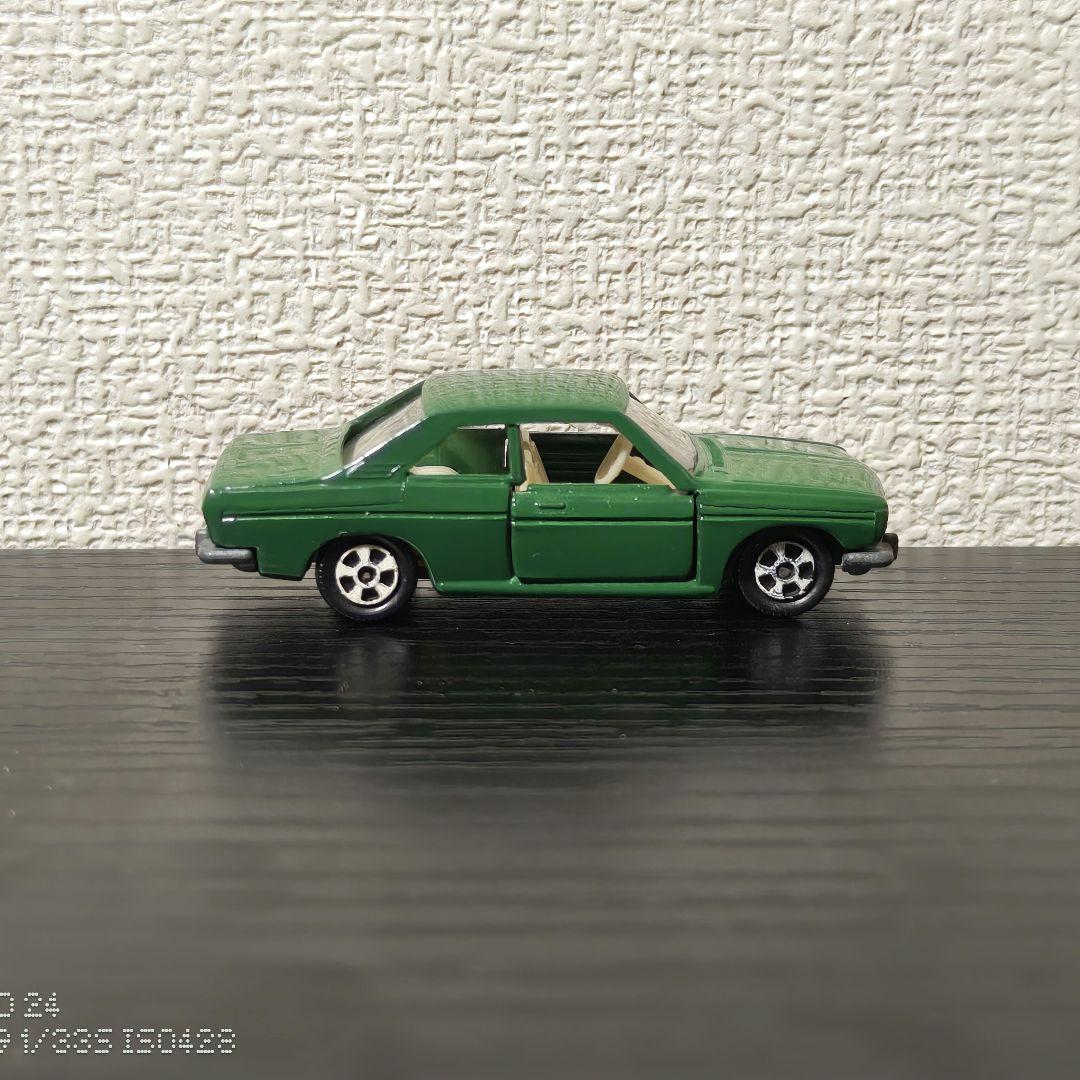 TOMICA　トミカ　ブルーバードSSS　クーペ　緑色　1Aホイール