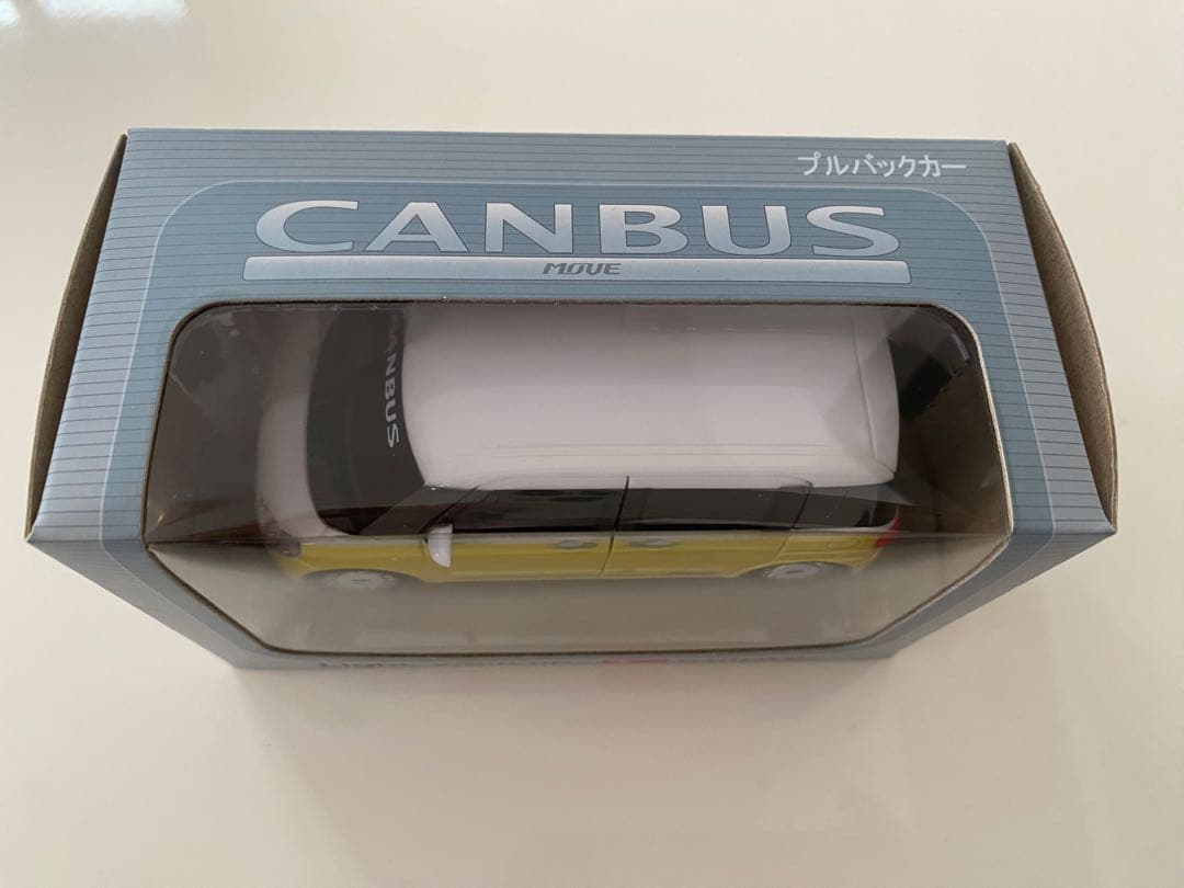 DAIHATSU CANBUS ミニカー イエロー/ホワイト