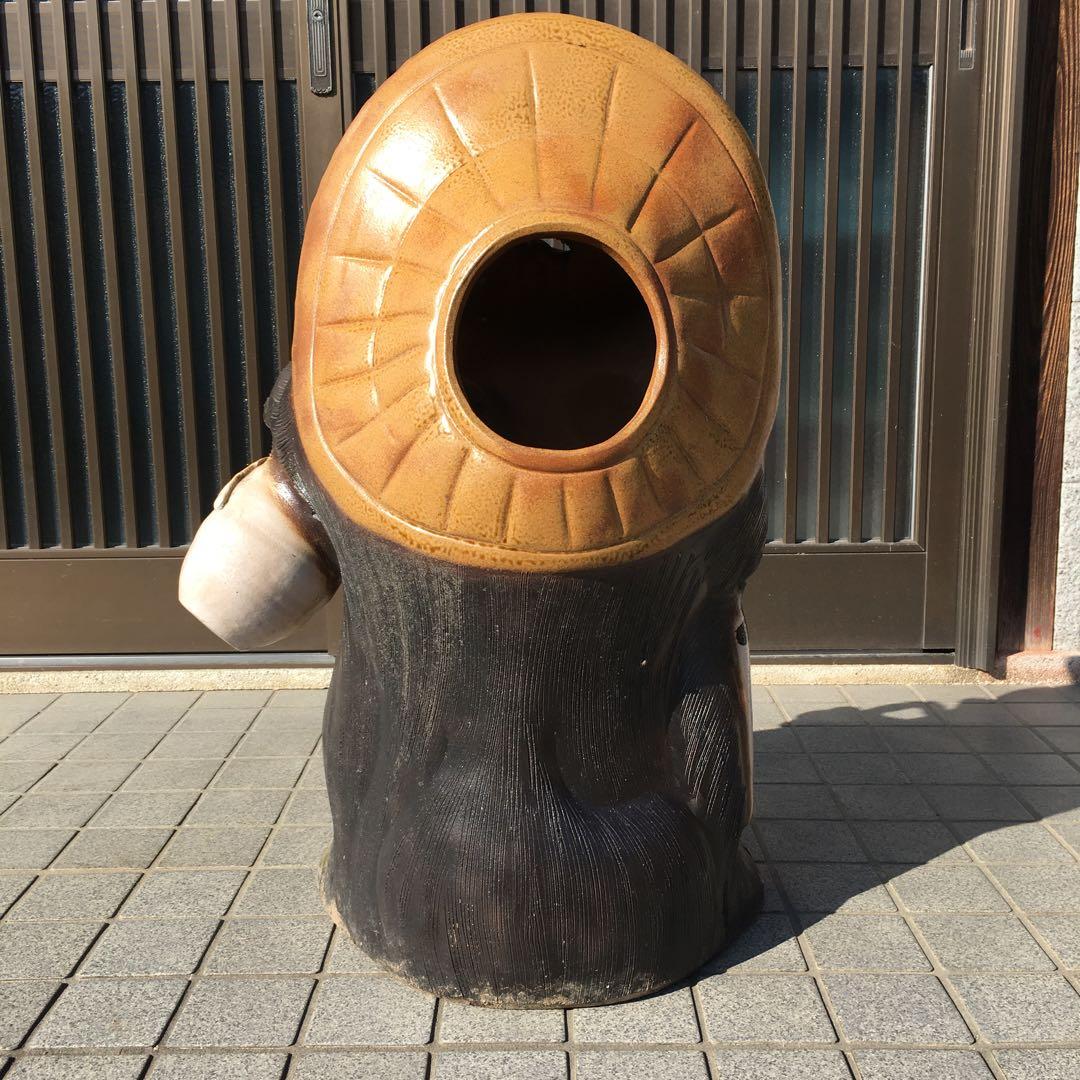 たぬき　約75cm 福狸　20号から25号サイズ　置物　信楽焼