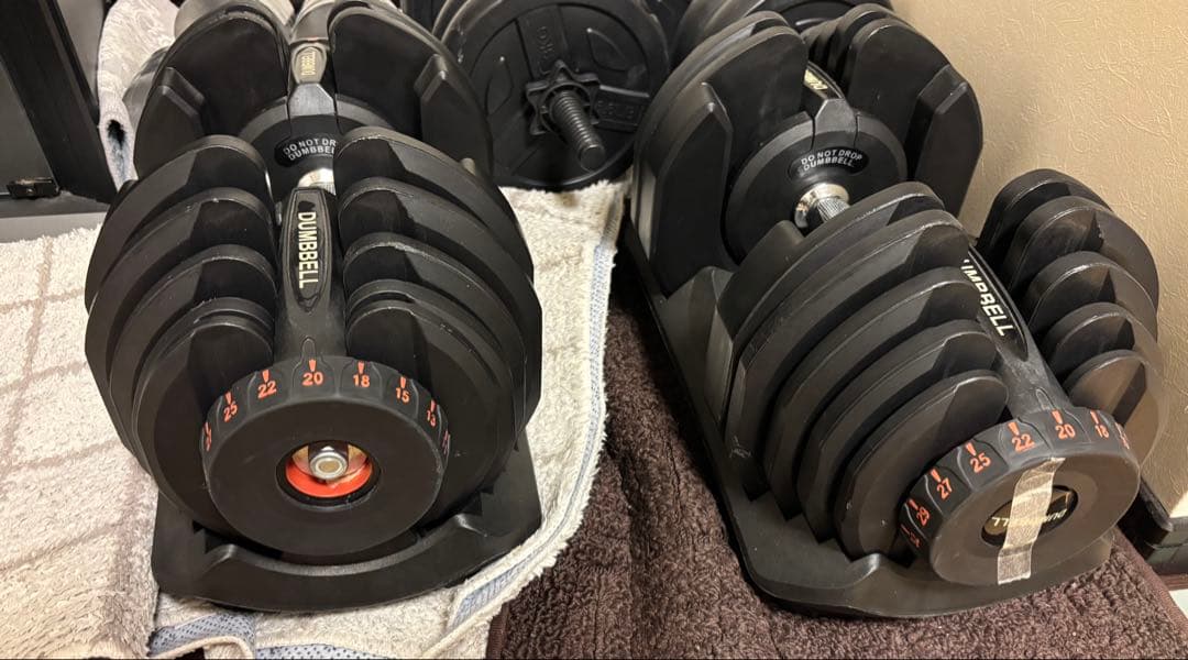 【チロリア】可変式ダンベル 40kg×2個