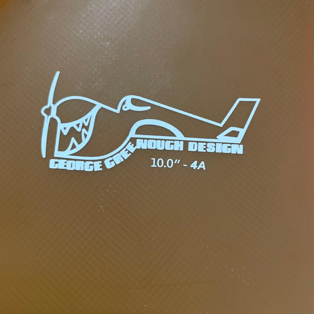 美品 ジョージグリノー グリノーフィン 4A 10 kelp シングルフィン