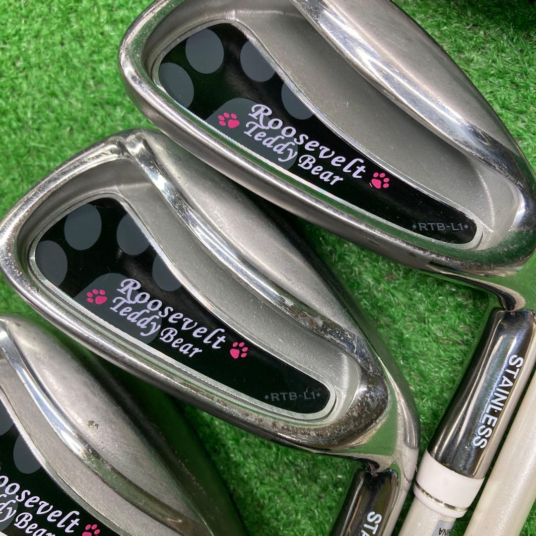 NFG-258 ルーズベルト テディベア FW.アイアン レディースセット