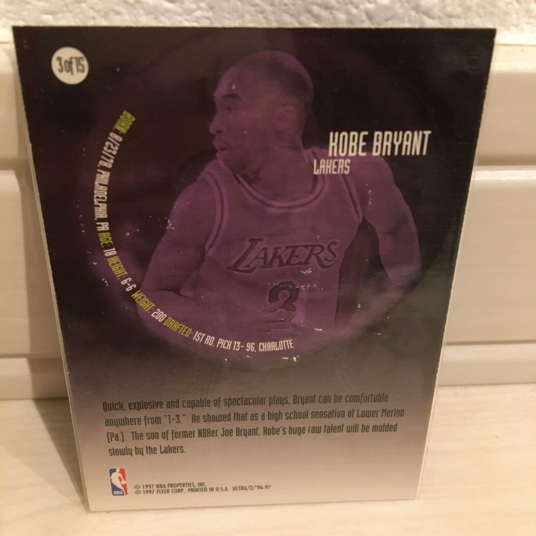 NBAカード　コービーブライアント　ルーキーインサート　KOBE BRYANT