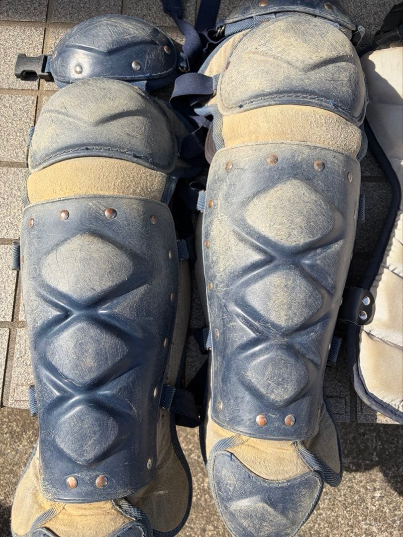 キャッチャー防具 プロテクター レガース 一般軟式 ナイキ プロマーク