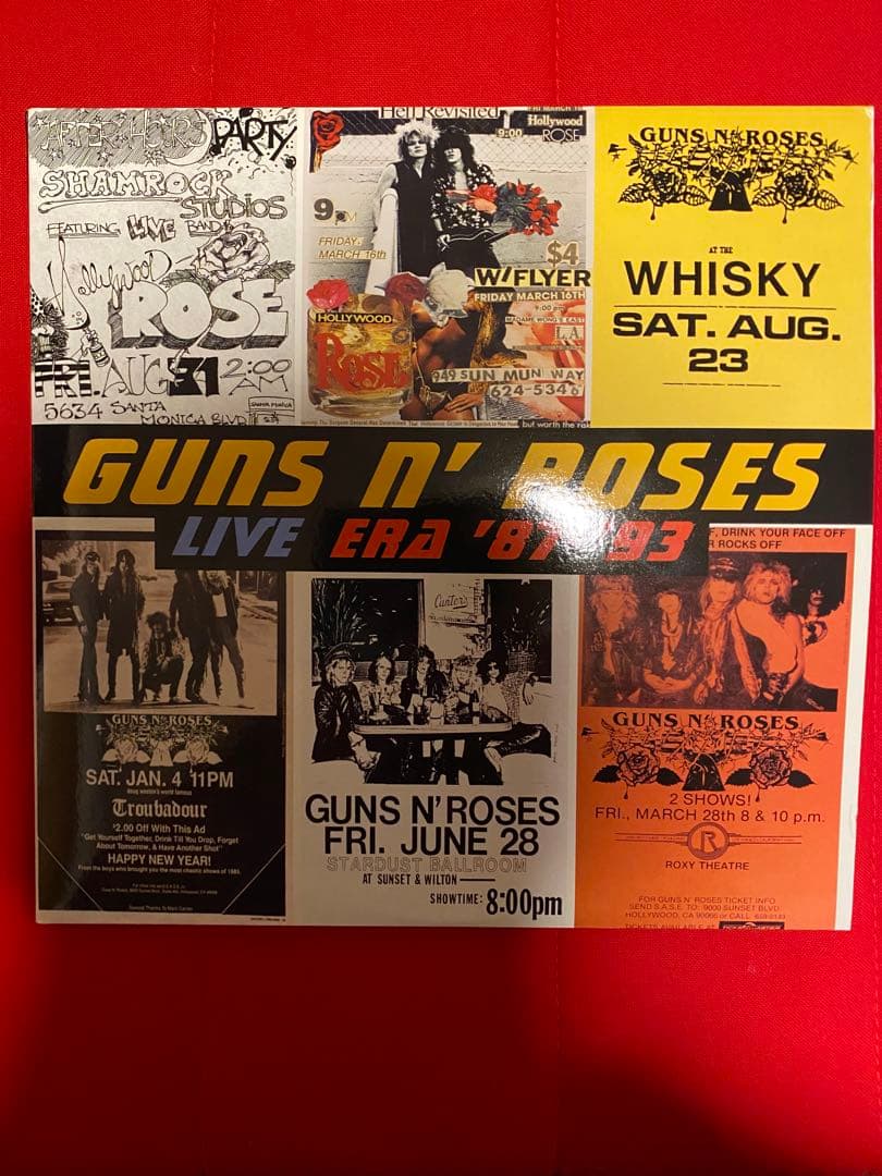 GUNS N' ROSES LIVE ERA '87-'93 99年オリジナル盤