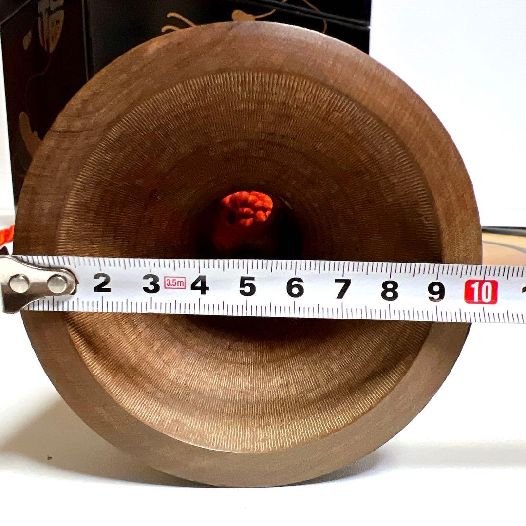 【蔵出し・希少】鼓　蒔絵　小鼓　胴　和楽器　漆塗り　伝統芸能　能 歌舞伎　鳳凰紋