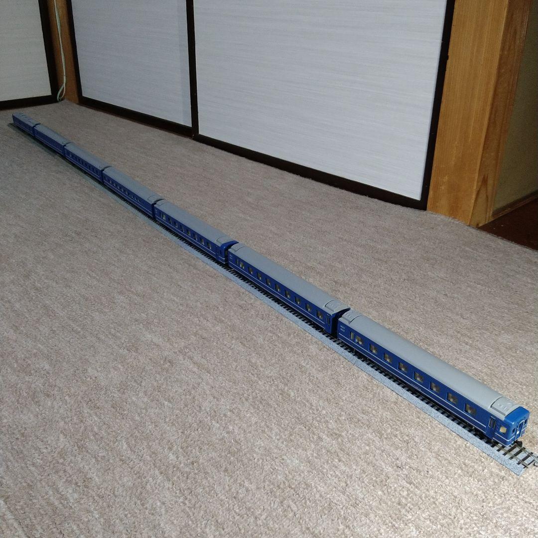 HOゲージ1/80 アリイ24系25形組立塗装走行化7両