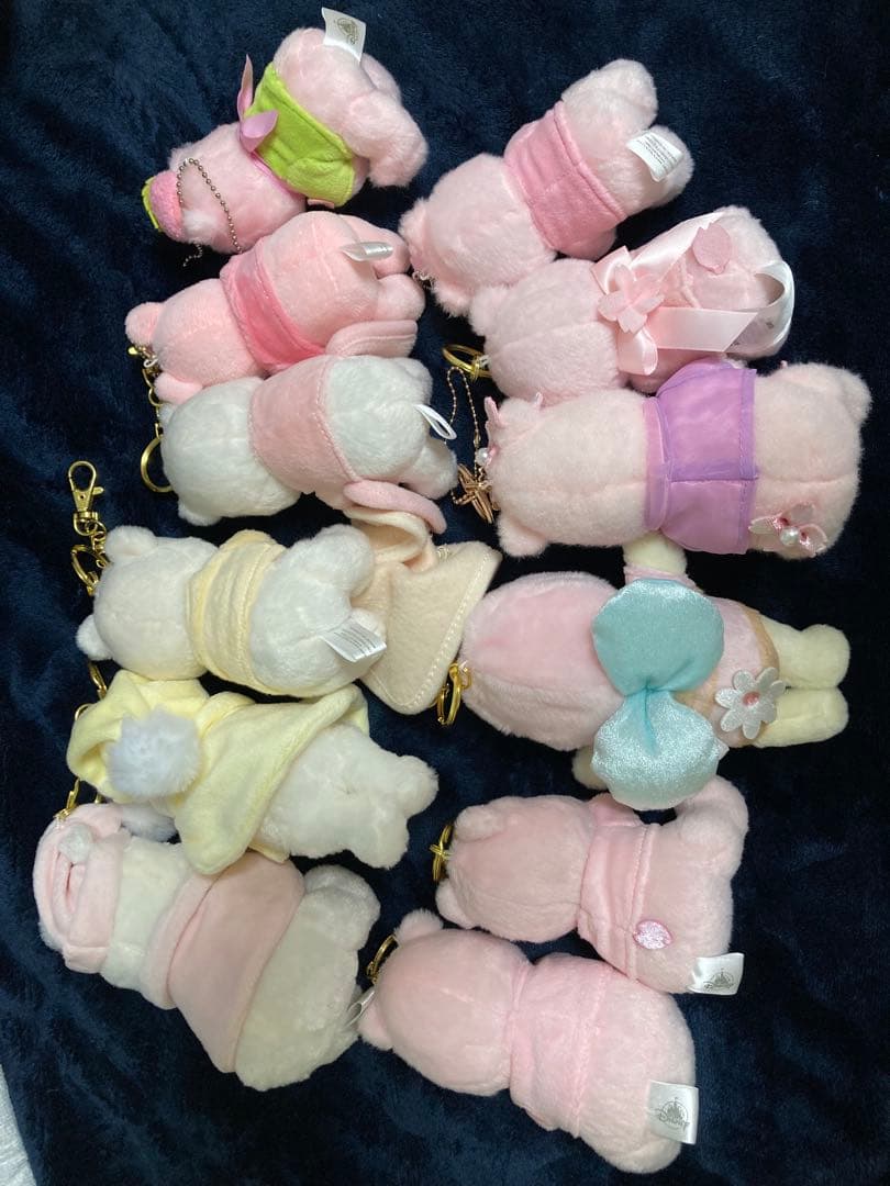 プーさん　ぬいぐるみキーホルダー　12体セット