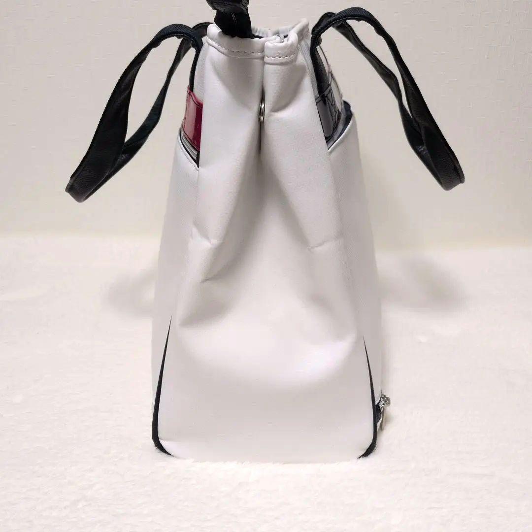 美品♡トミーヒルフィガーゴルフ ロッカーバック レザー エナメル トートバッグ