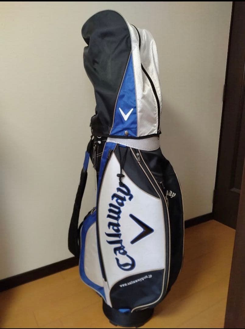 わ*郎様 Callaway キャディバッグ 白/黒/青