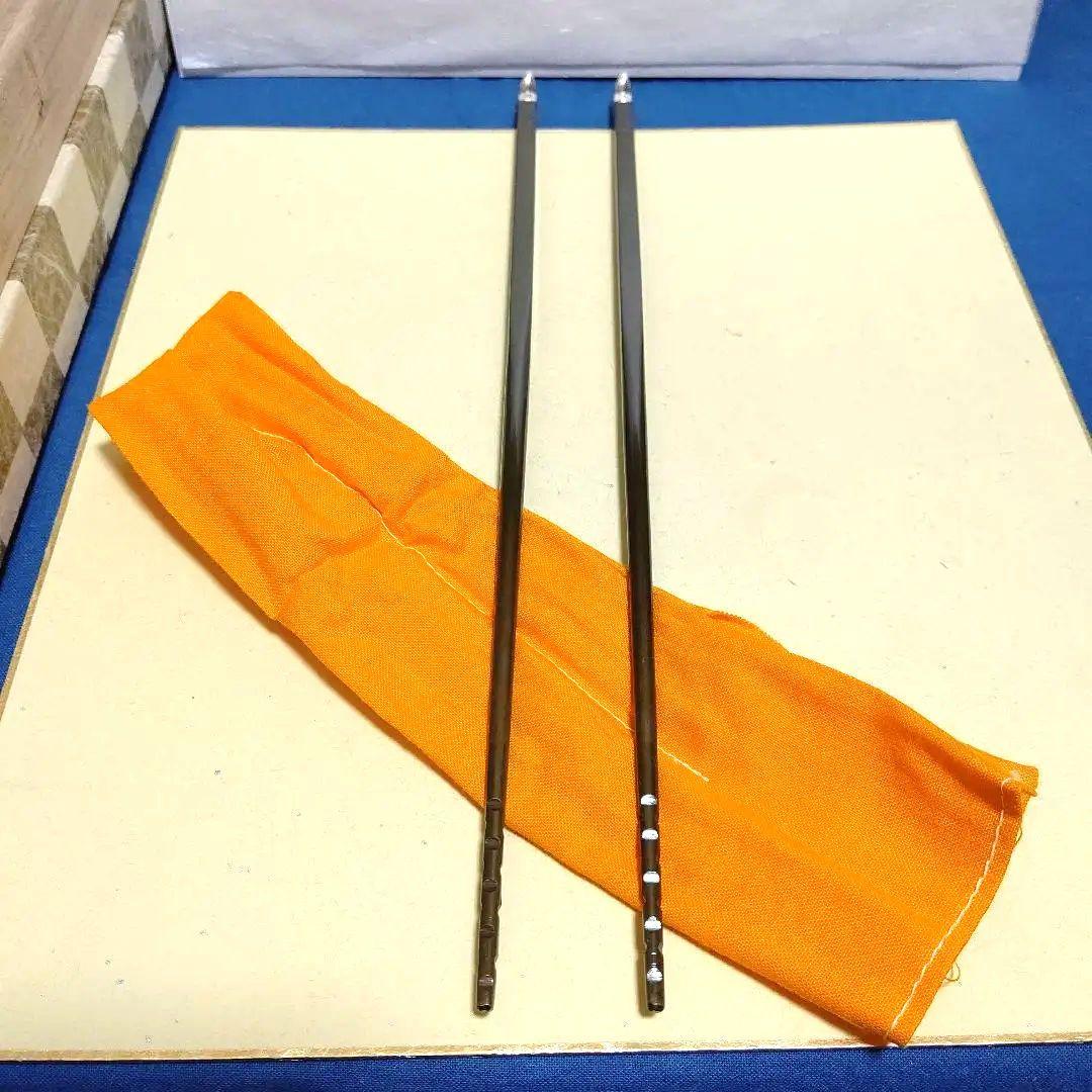 飾り火箸、南鐐鳥頭、清雲作、ほり7番