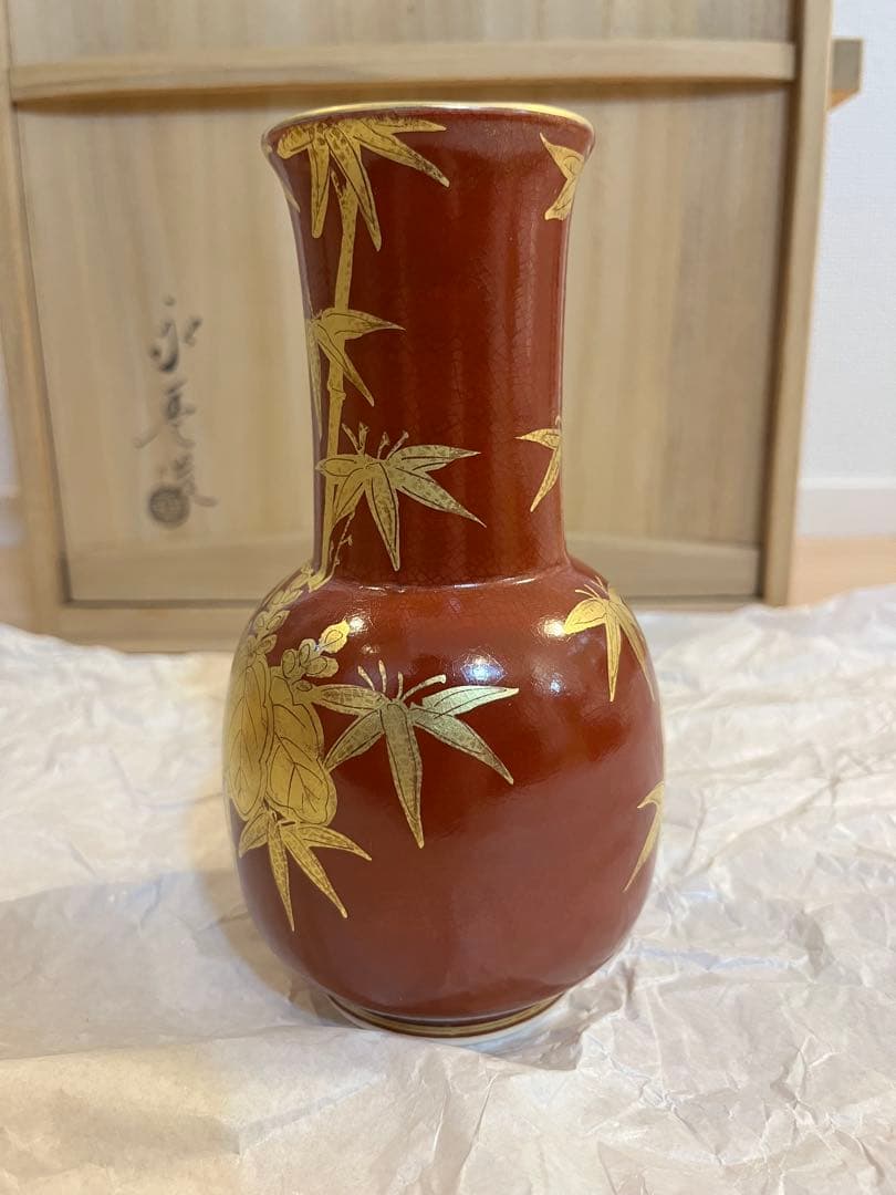 茶道具 皆具　橋本永豊　仁清写　金襴手　桐竹