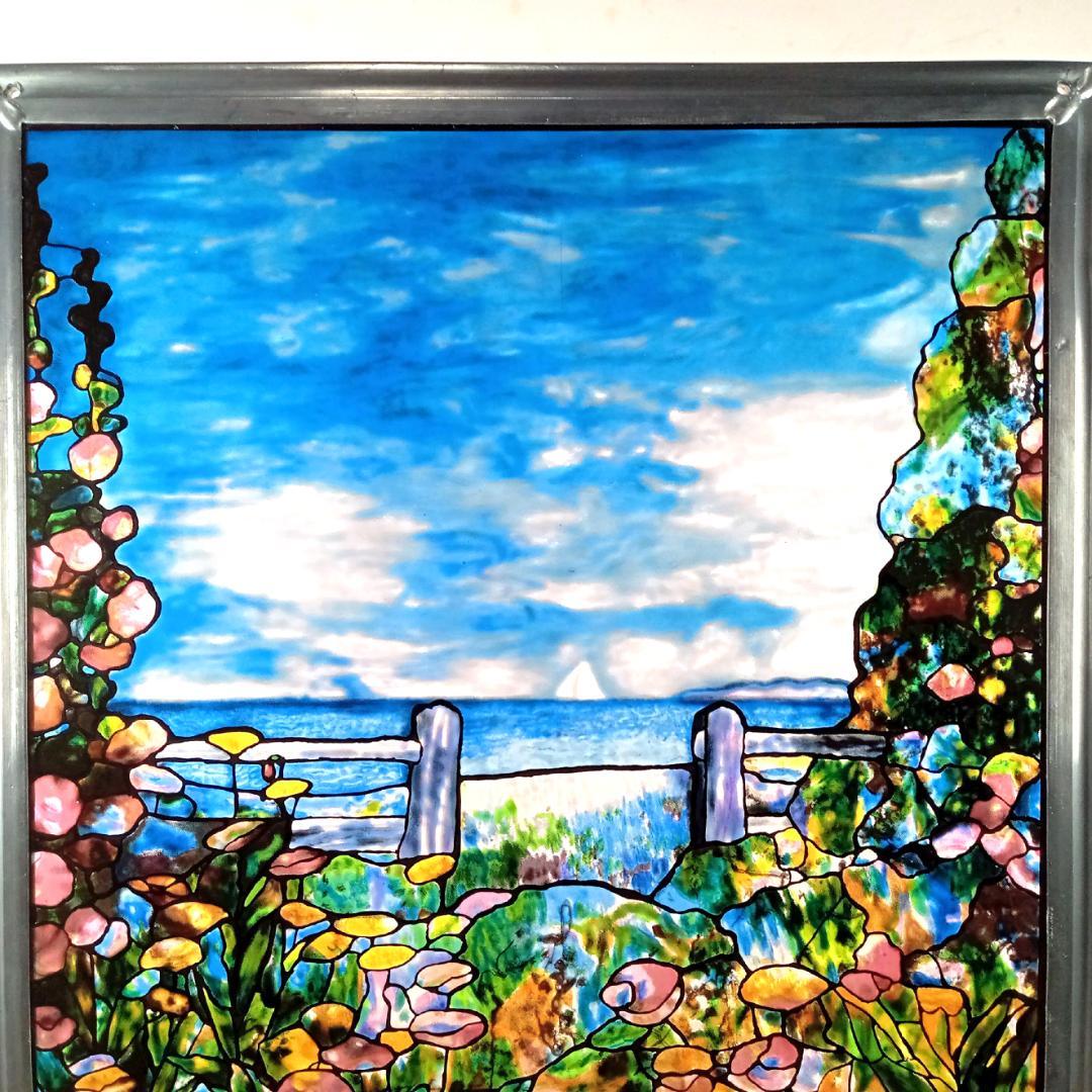 夏空ルイスCティファニー ステンドグラスSummer's Dayグラスマスターズ