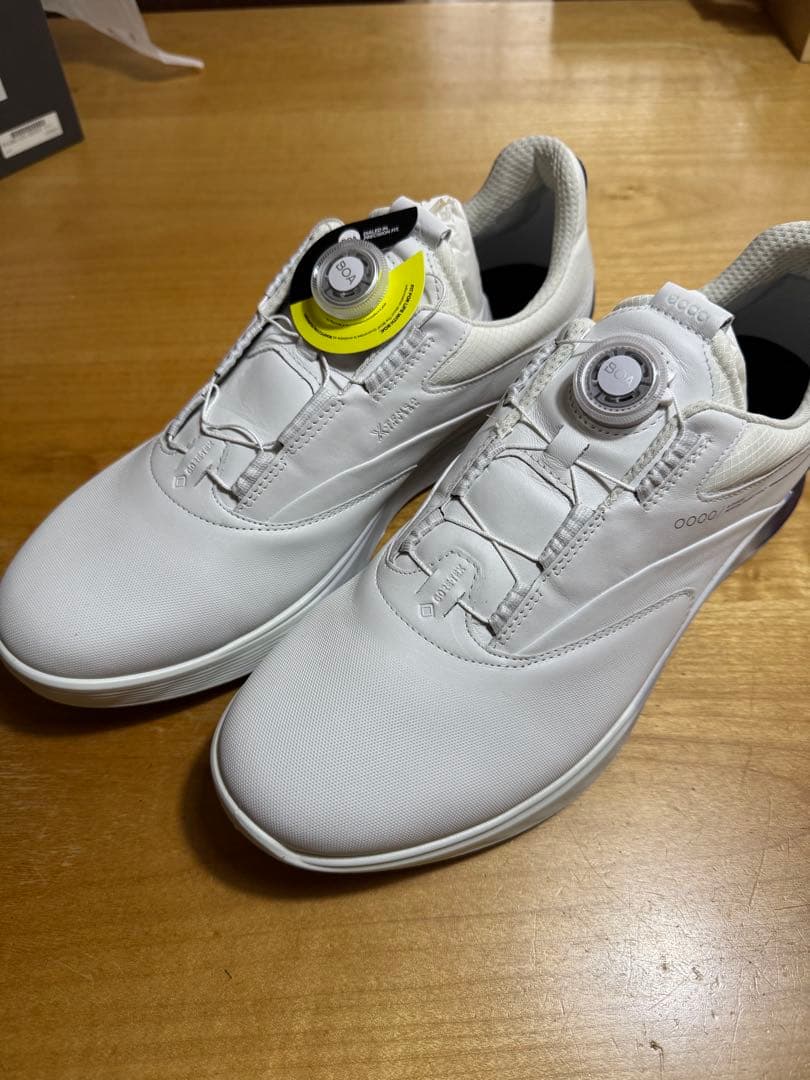 ECCO GOLF S-THREE ホワイト/ブルー EU 44 値下げしました