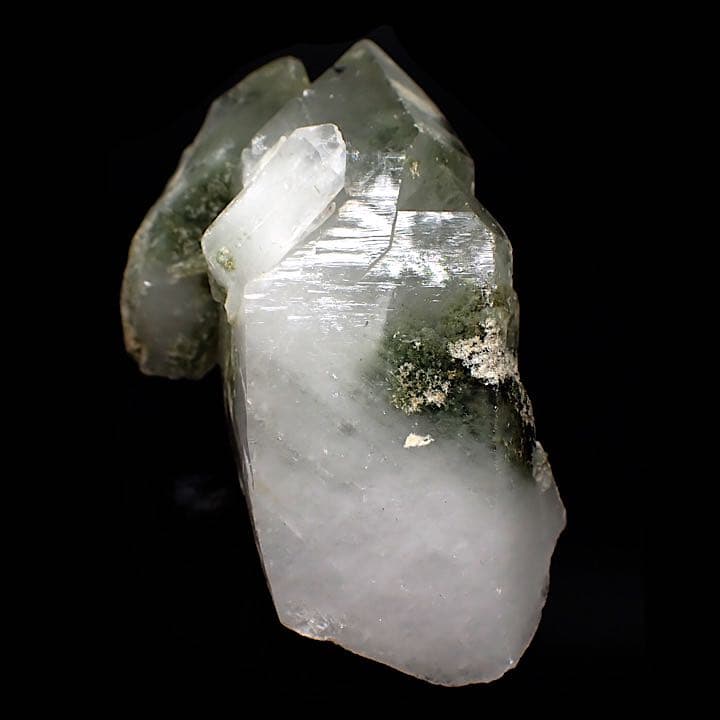 【パキスタン/バロチスタン産】クローライトイン(カーバチャー、ベント)クォーツ