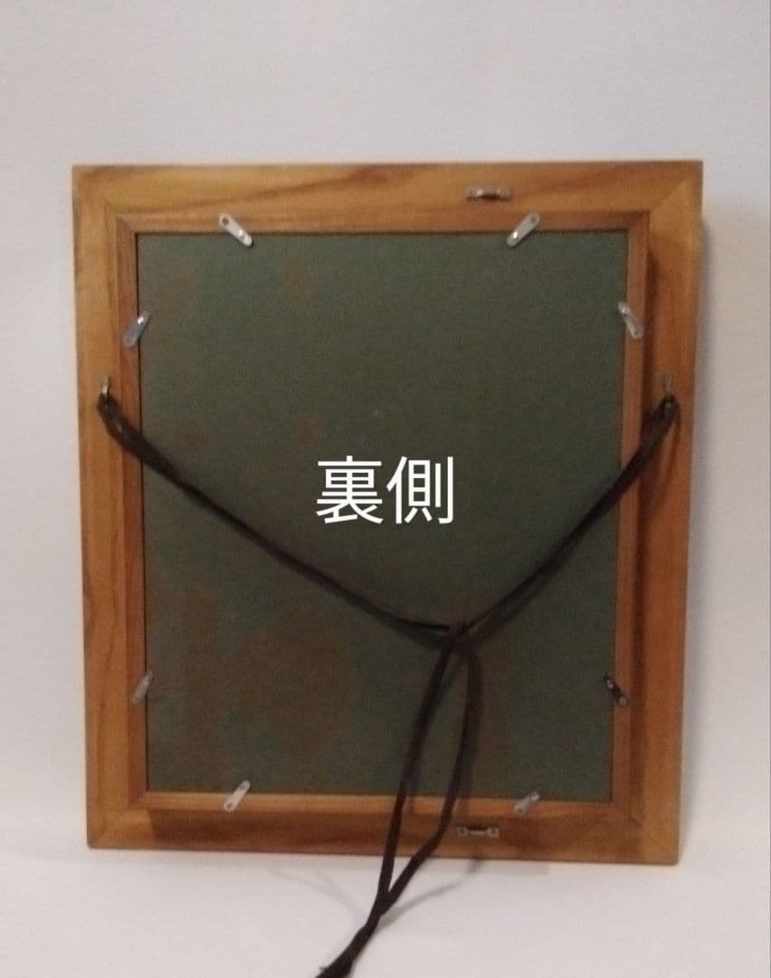 油絵　白石延夫　花と少女　F 3号