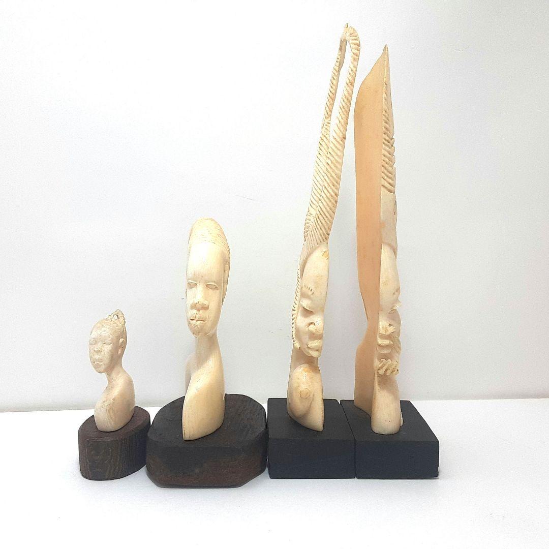 Y1183-2 極上彫刻 総重量680g 置物 アクセサリー まとめて