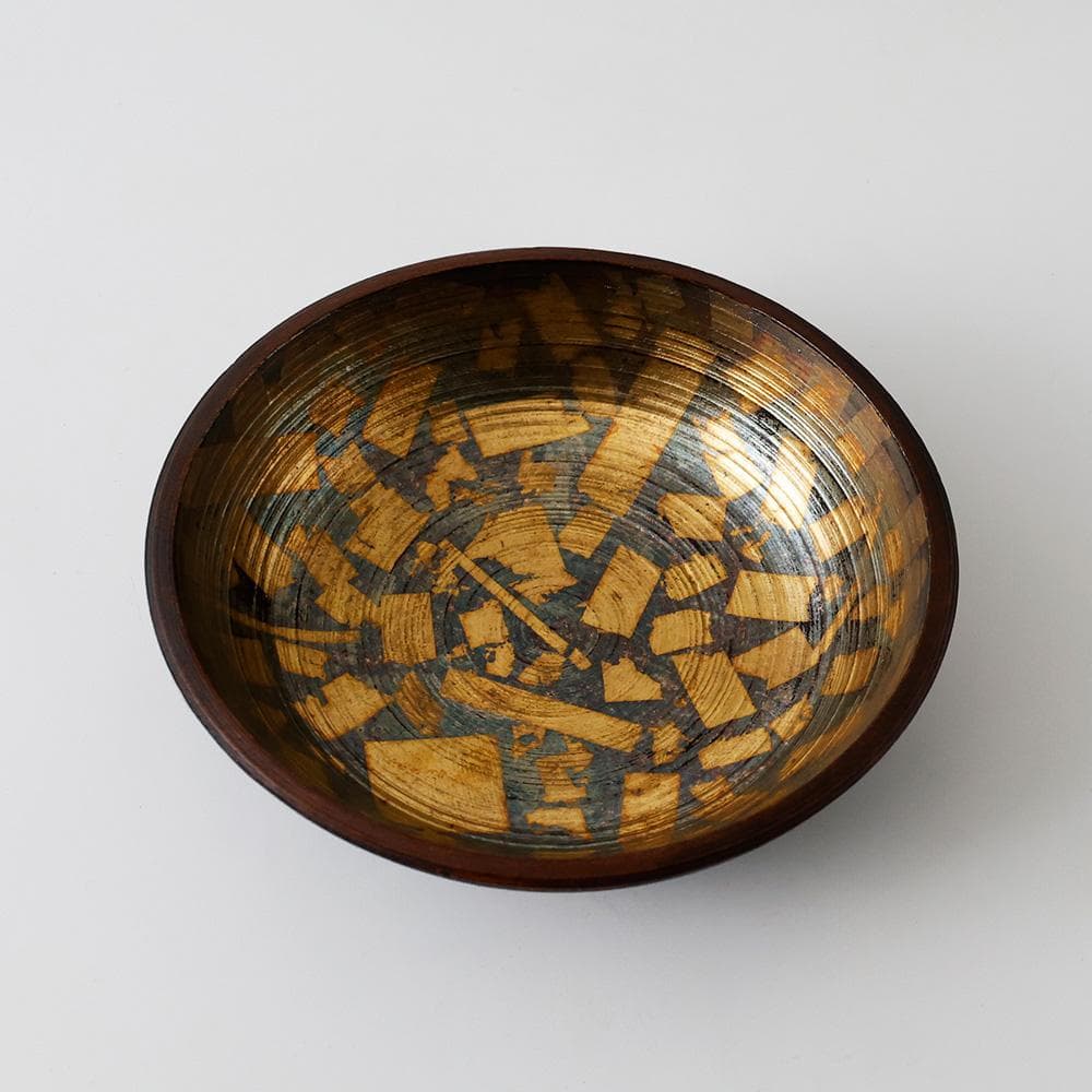 京都二條河原町西 平安 象福（ 嘉納象福 ）作 鳥鉢形 菓子器 大黒 茶道具