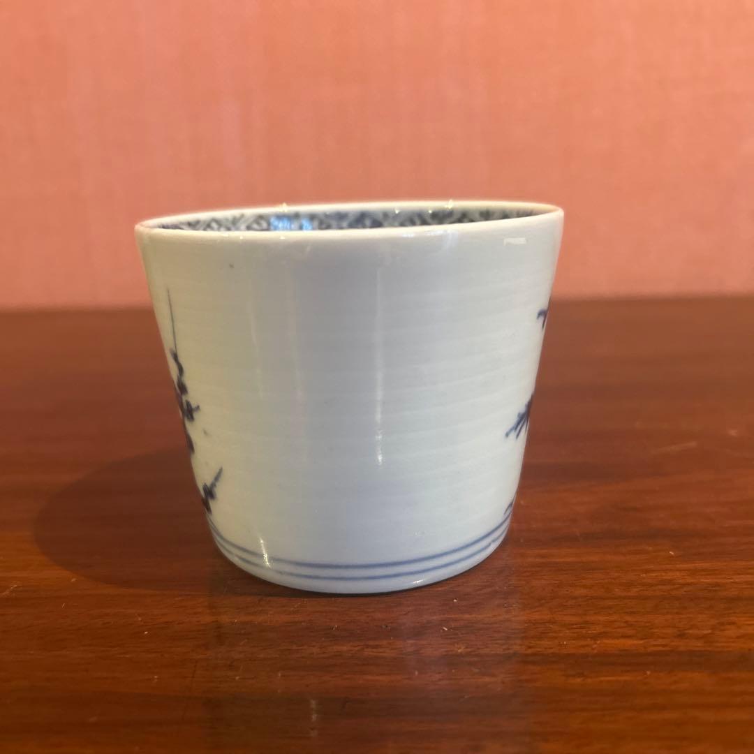 古伊万里　染め付け　蕎麦猪口　江戸後期