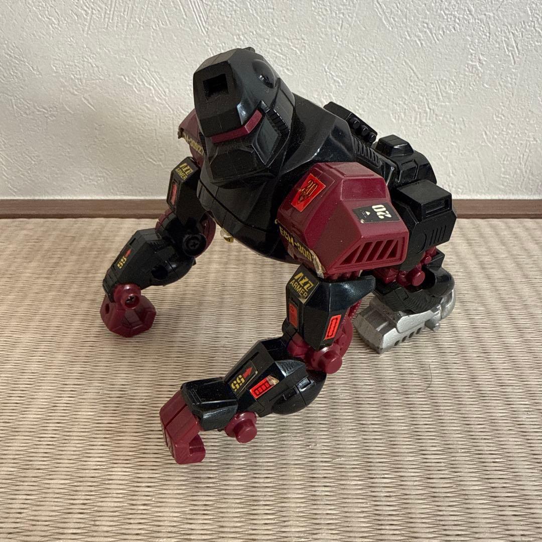 トランスフォーマー ロボット 車 3つ、メカゴリラセット　平成レトロ玩具