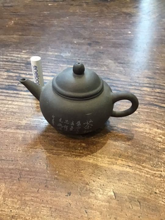 中国朱泥急須　讃入り