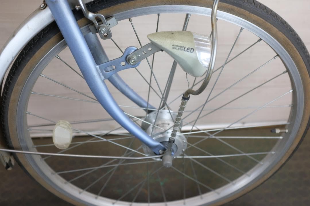 軽快車　24インチ　シングル　オートライト