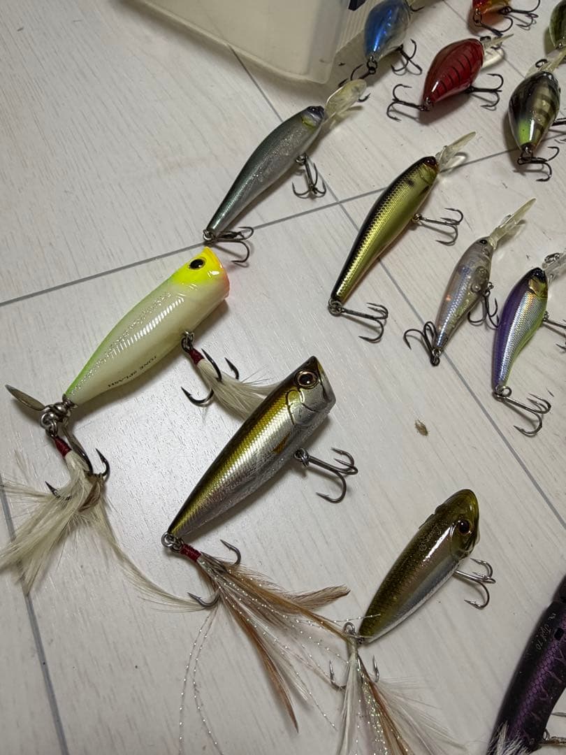 クランク　シャッド　ミノー　ポッパーなどなど