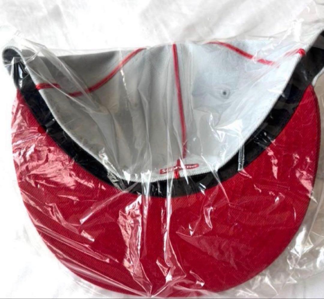 Supreme Piping Script Logo New Era Grey！