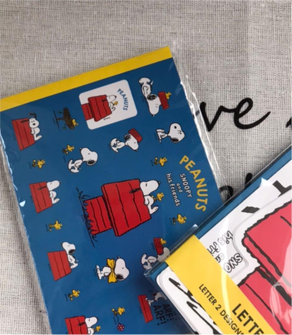 スヌさんレターandメモパッドセット