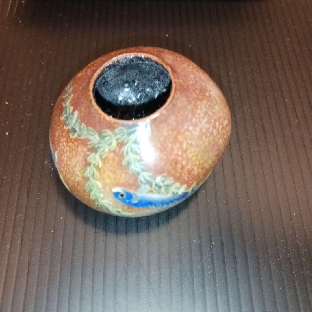 時代提げ物　書道具　金装飾　水滴