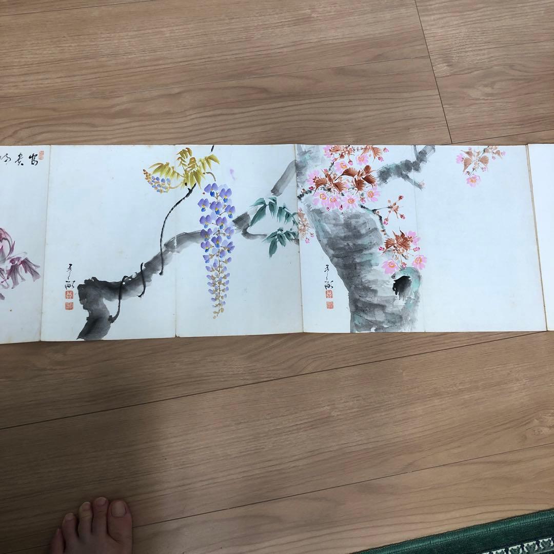 掛け軸　絵帳(1)骨董品　美術品