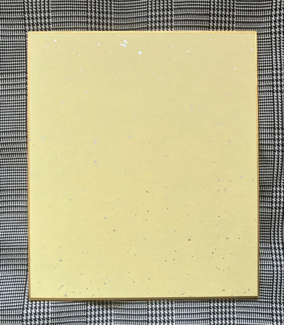 安藤智也　直筆イラスト入りサイン色紙