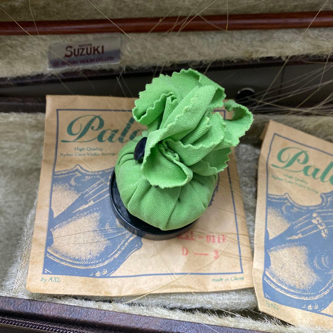 SUZUKI スズキNO.200 4/4 木製バイオリン本体 弓Kun肩当付入門