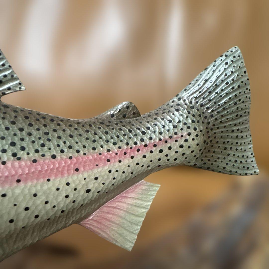 T-CRAFT 中村俊幸氏作 虹鱒木彫