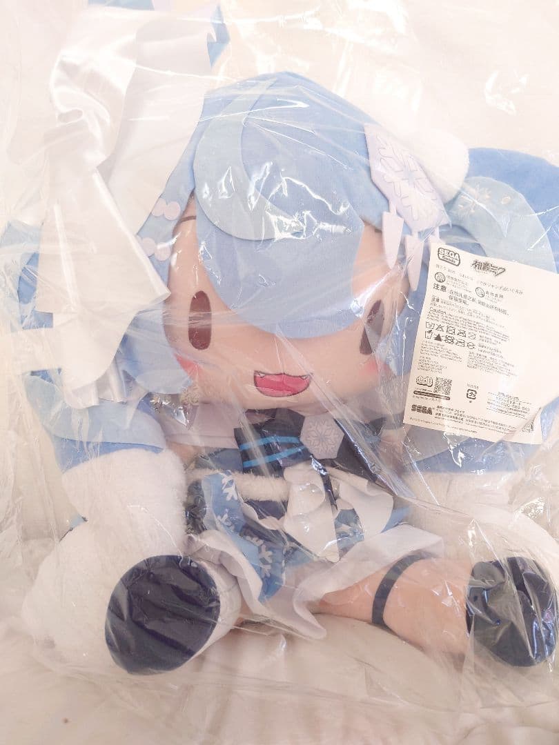 (特典付き)雪ミク2025ふわぷちどでかジャンボぬいぐるみ 初音ミク