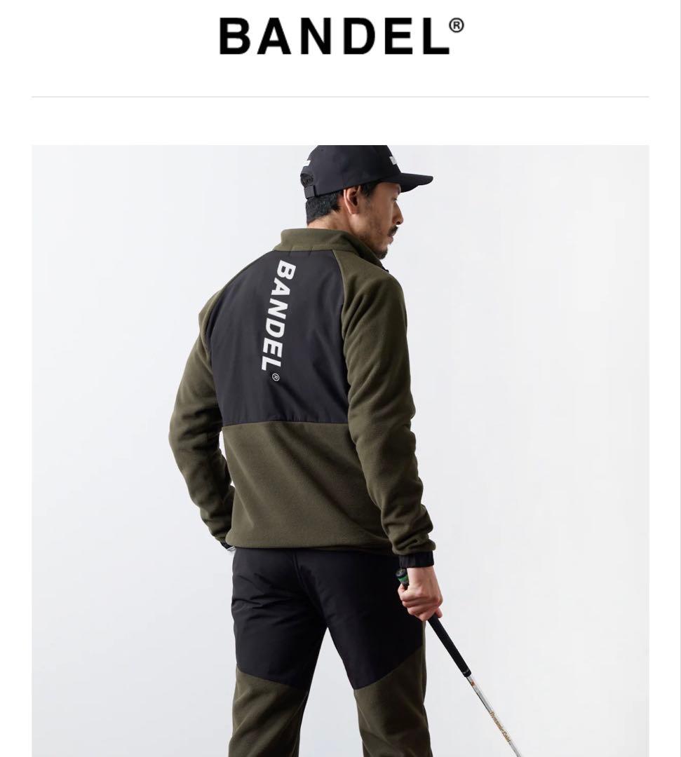 BANDEL GOLFフリースジャケット カーキ L
