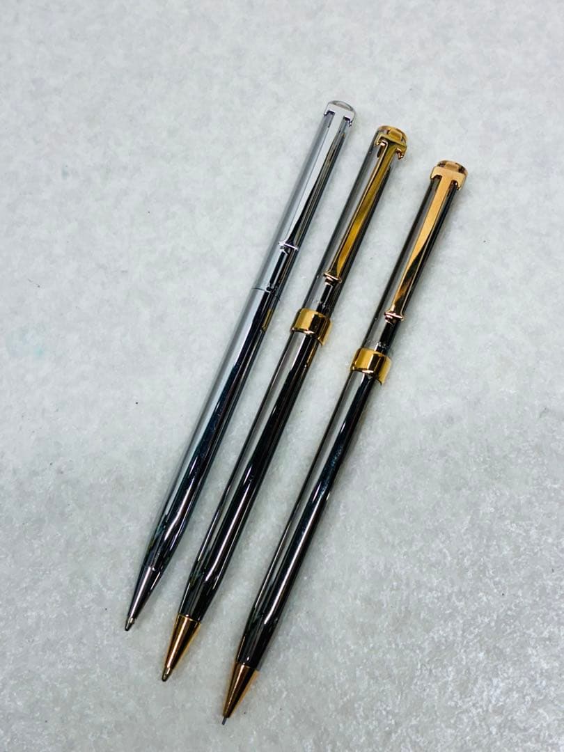 TIFFANY&Co. ティファニー Tクリップ ボールペン シャーペン 3本