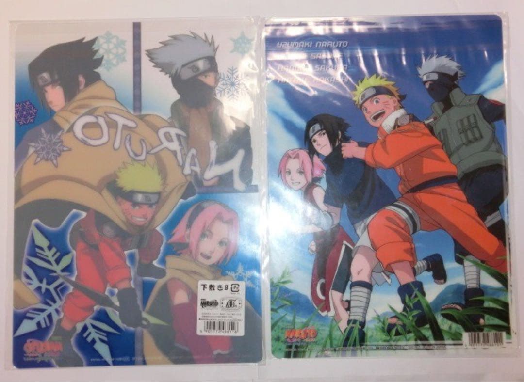 NARUTO ナルト 下敷きしたじき 第７班 カカシ サスケ サクラ