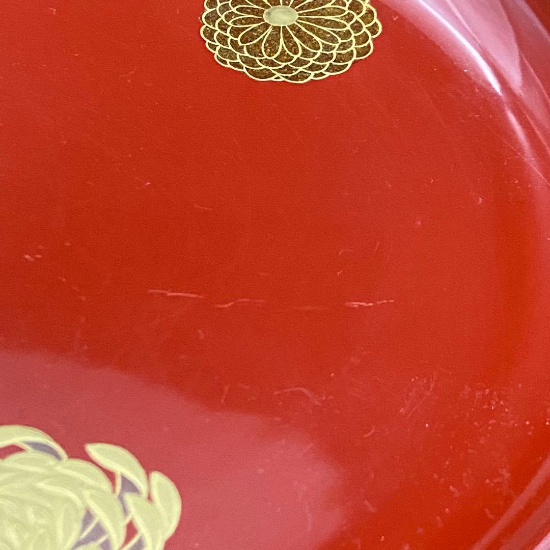 京都 平安象彦 菊 銘々盆 菓子皿 漆器 10客 共箱 菓子器 茶道具 雛祭り