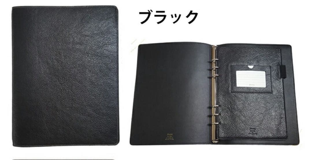 定価3.3万 新品 ファイロファックス ヘリテージ A5 スリム 手帳 本革 黒