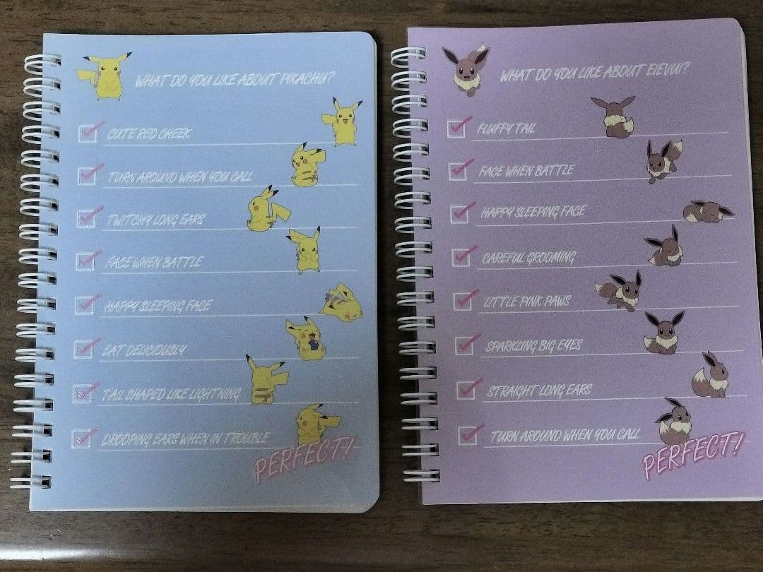 ポケモン　リングノート　ピカチュウ　イーブイ