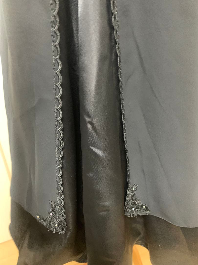 【美品】社交ダンスDANCE FASHION WORLD フレアスカート 刺繍