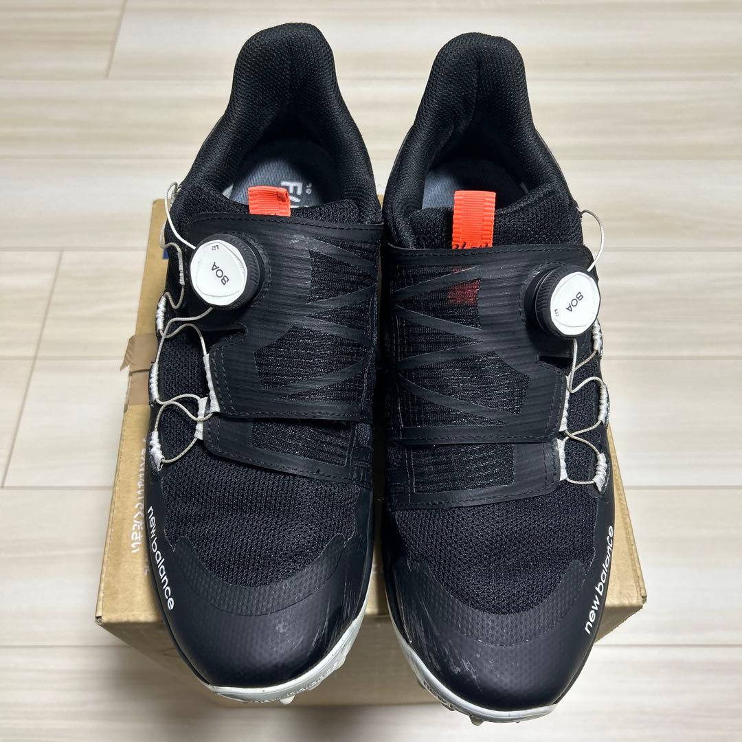 new balance BOAダイヤル式ゴルフシューズ ブラック